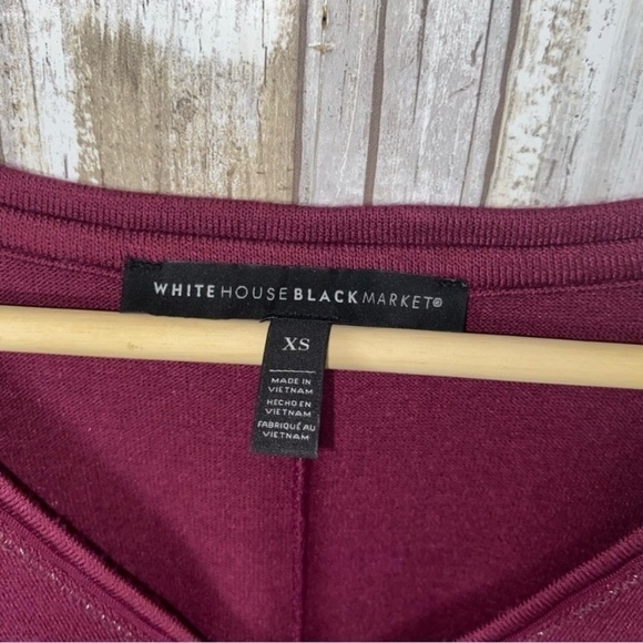 White House Black Market Purple Oversized Sweater - Picture 5 of 5